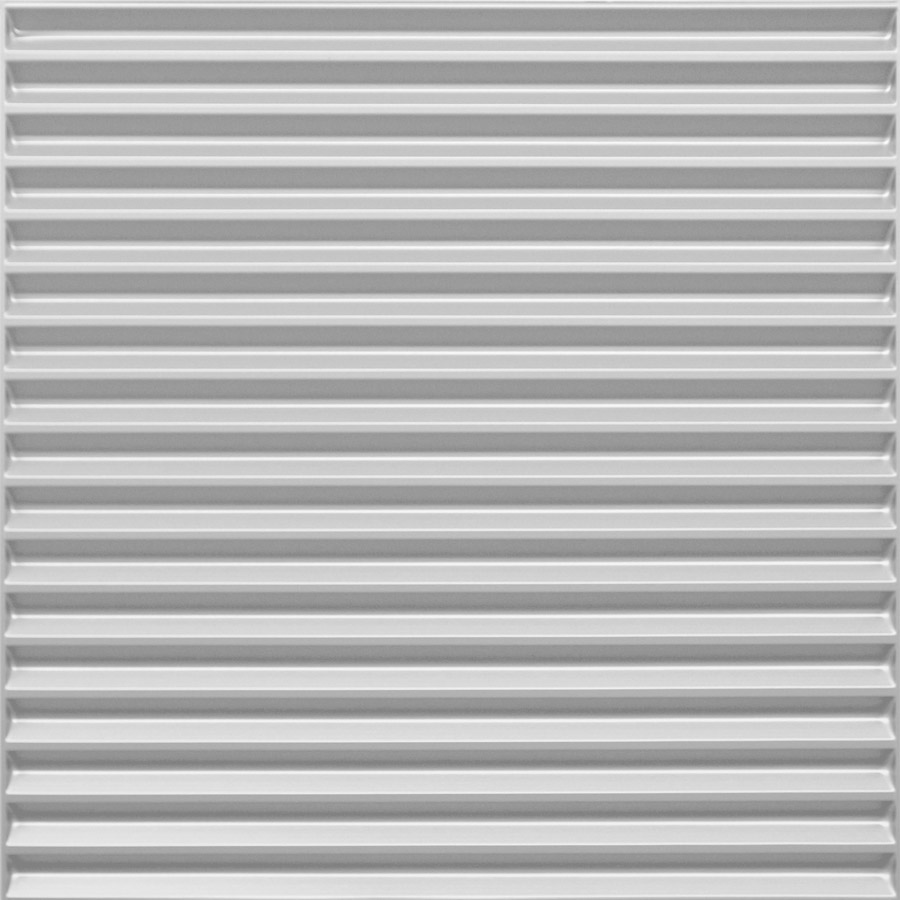 MirroFlex Ceiling Tiles Corrugated Matte White