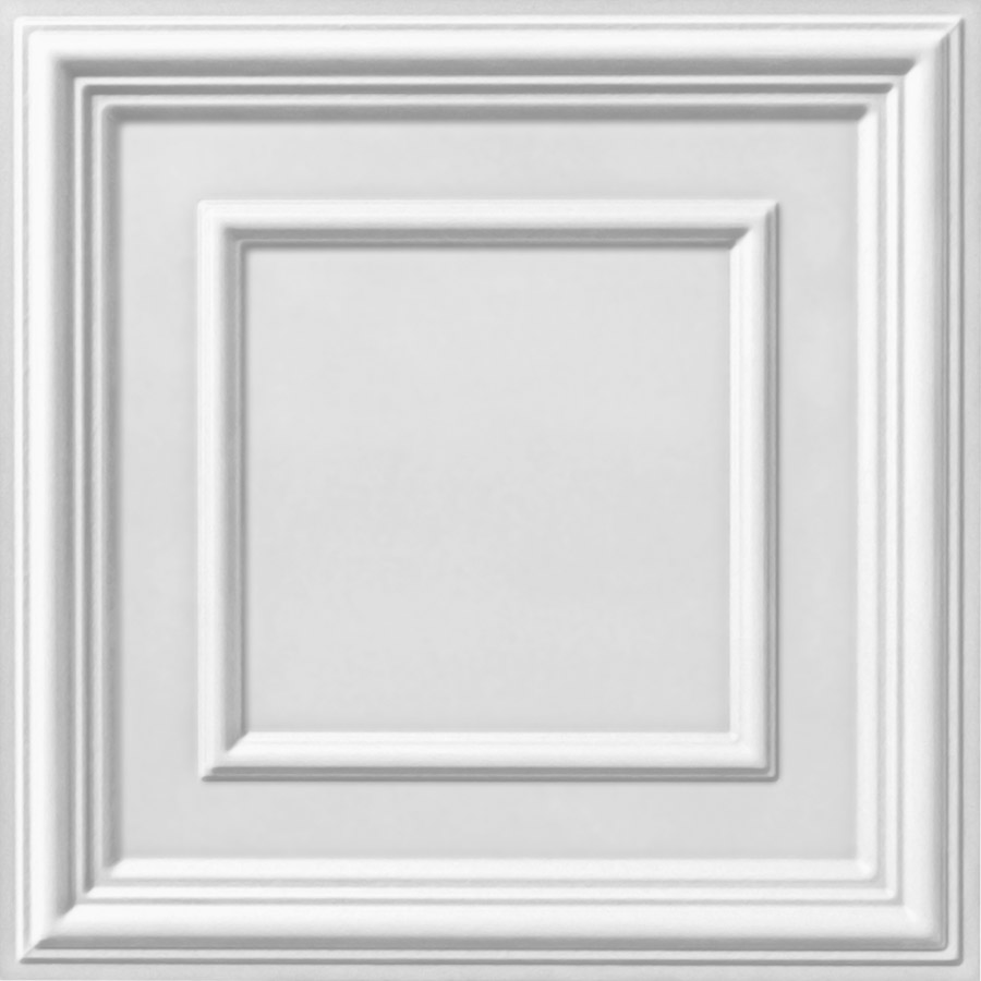 MirroFlex Ceiling Tiles Georgian Gloss White