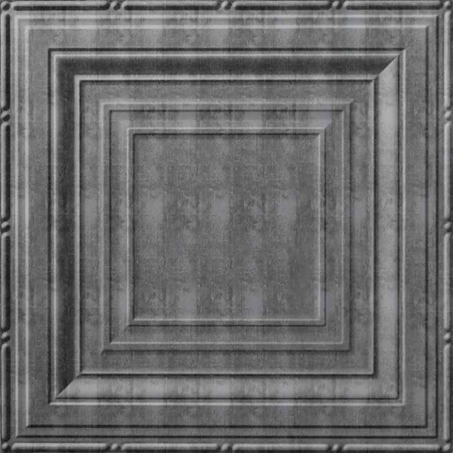 MirroFlex Ceiling Tiles Madison Crosshatch Silver