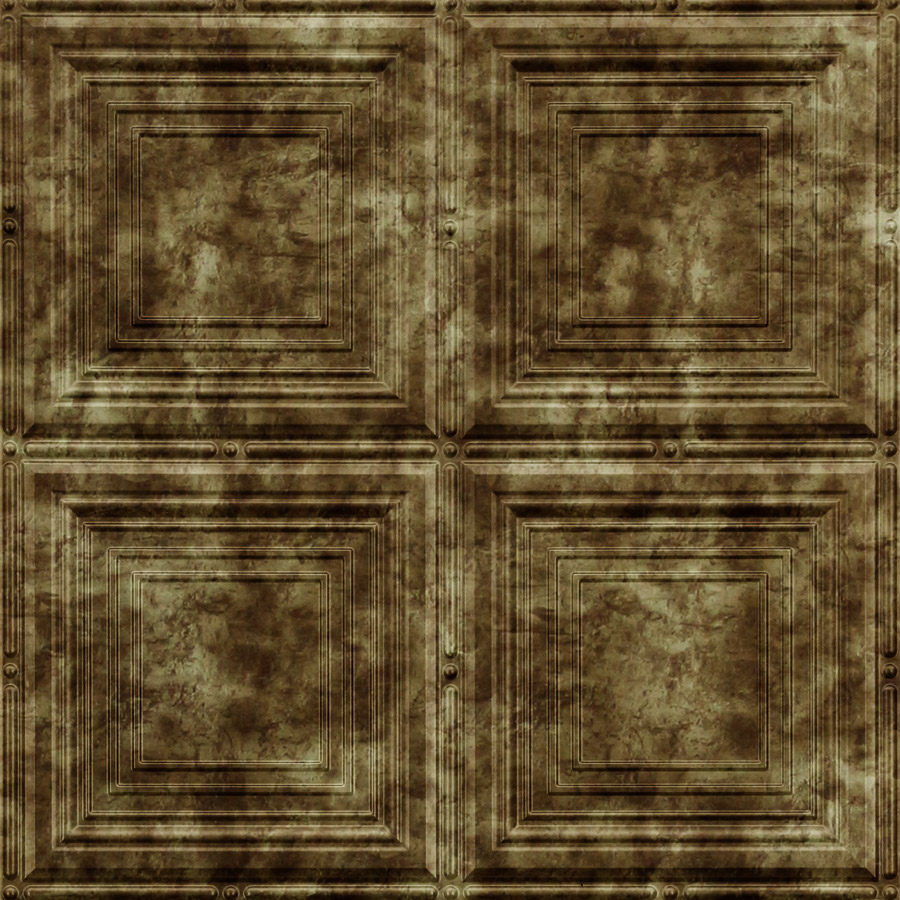 MirroFlex Ceiling Tiles Portrait Bermuda Bronze