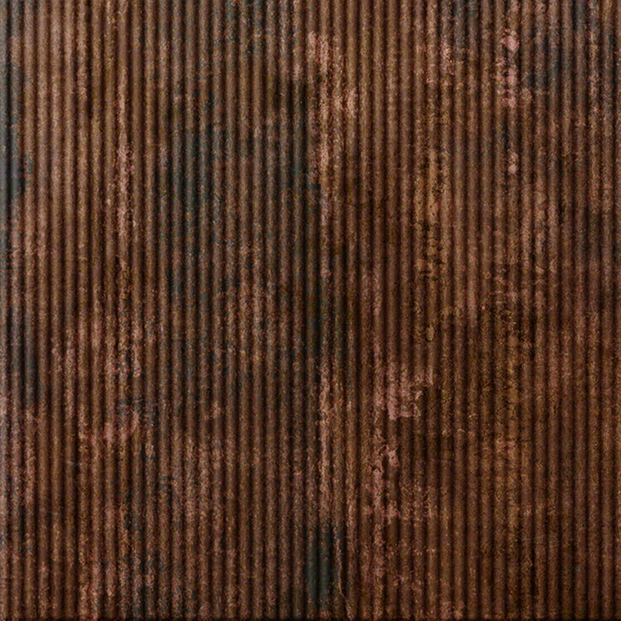 MirroFlex Wall Panels Rib 1 Abstract Copper