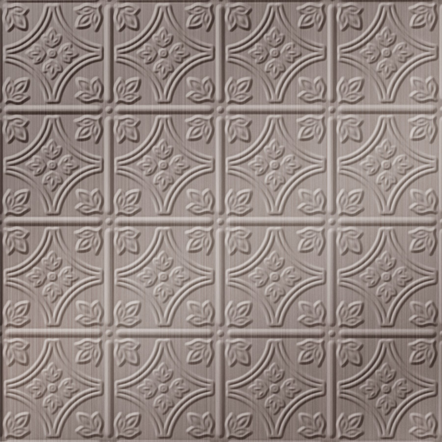 MirroFlex Ceiling Tiles Savannah Brushed Nickel