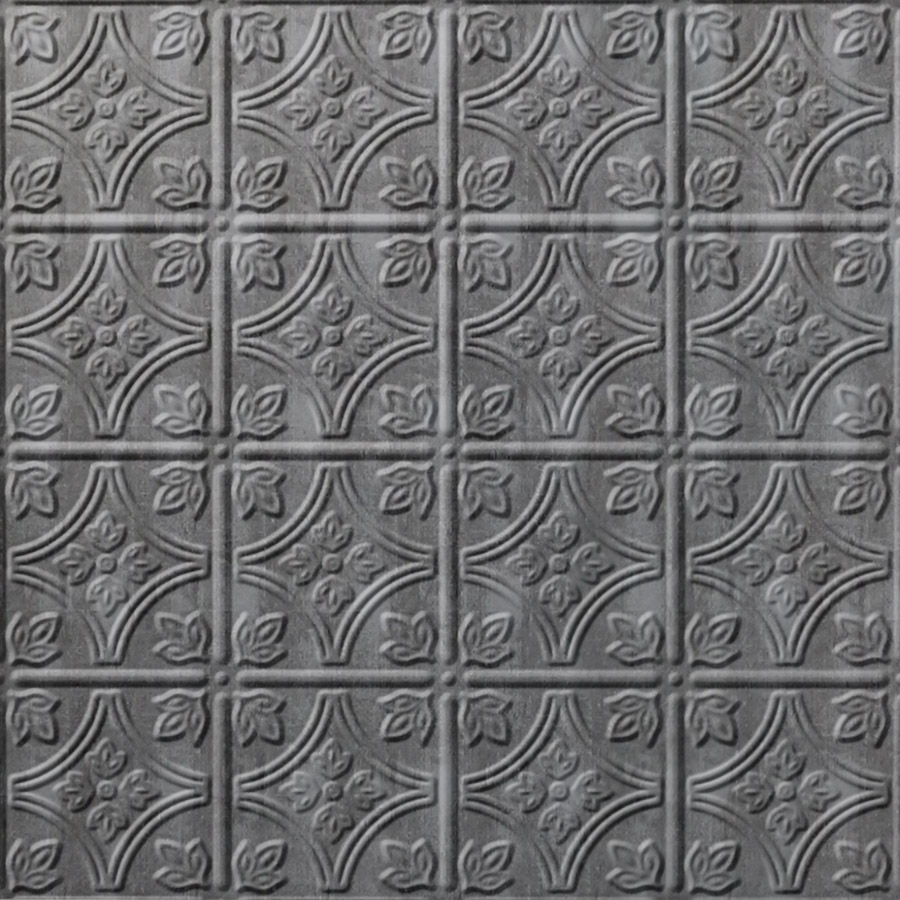 MirroFlex Ceiling Tiles Savannah Crosshatch Silver