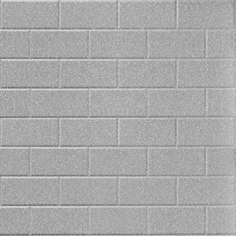 MirroFlex Wall Panels Subway Tile Argent Silver