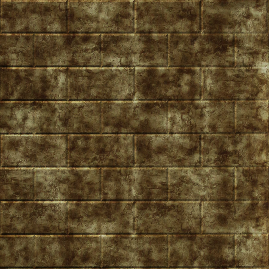 MirroFlex Wall Panels Subway Tile Abstract Bronze