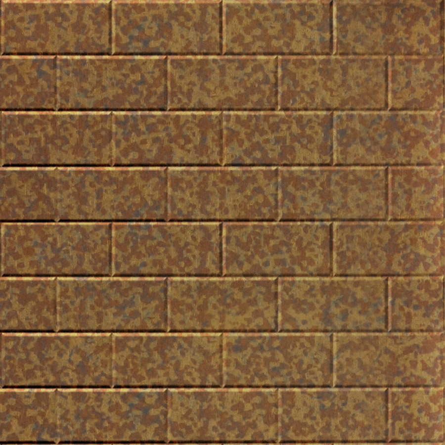MirroFlex Wall Panels Subway Tile Abstract Copper