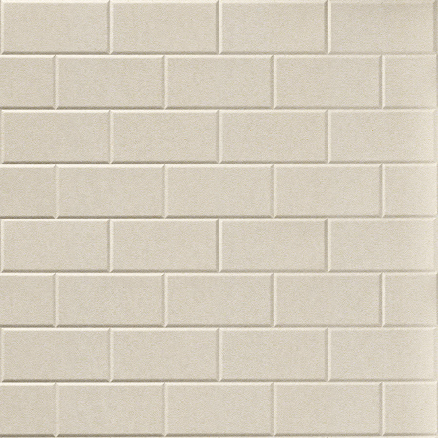 MirroFlex Wall Panels Subway Tile Gloss White