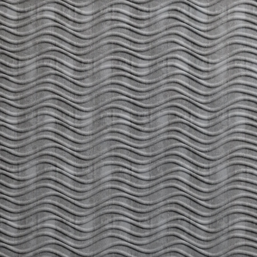 MirroFlex Ceiling Tiles Wavation Crosshatch Silver