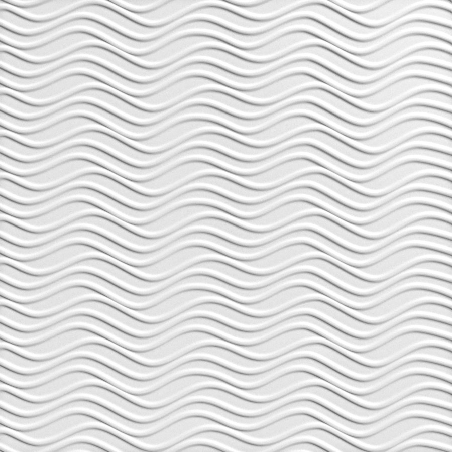 MirroFlex Ceiling Tiles Wavation Gloss White