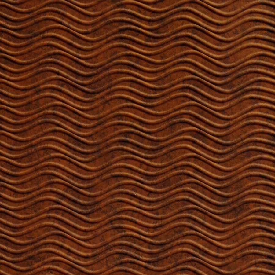 MirroFlex Wall Panels Wavation Abstract Copper
