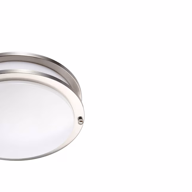 Ceiling Lights 1 -Light 10-in Brushed Nickel Integrated LED Flush Mount Light