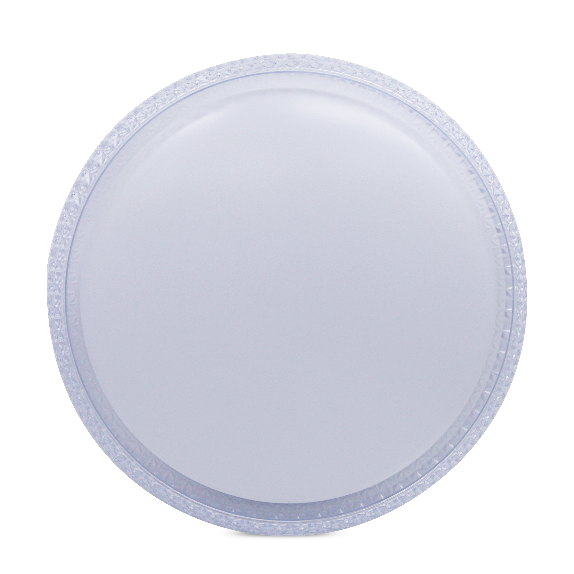 LED Flush Mount 1 -Light 16-in White Integrated LED Flush Mount Light