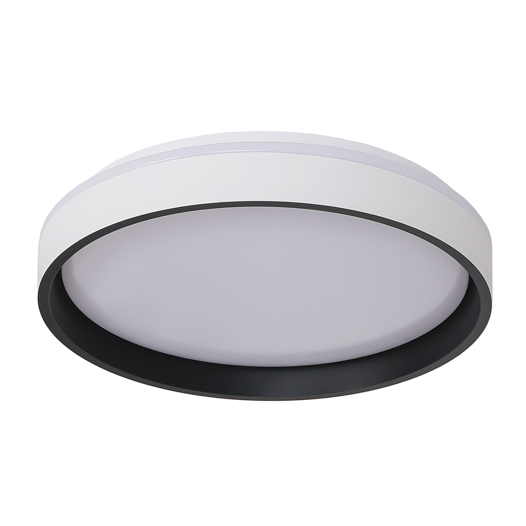 LED Flush Mount 1 -Light 15-in White Integrated LED Flush Mount Light