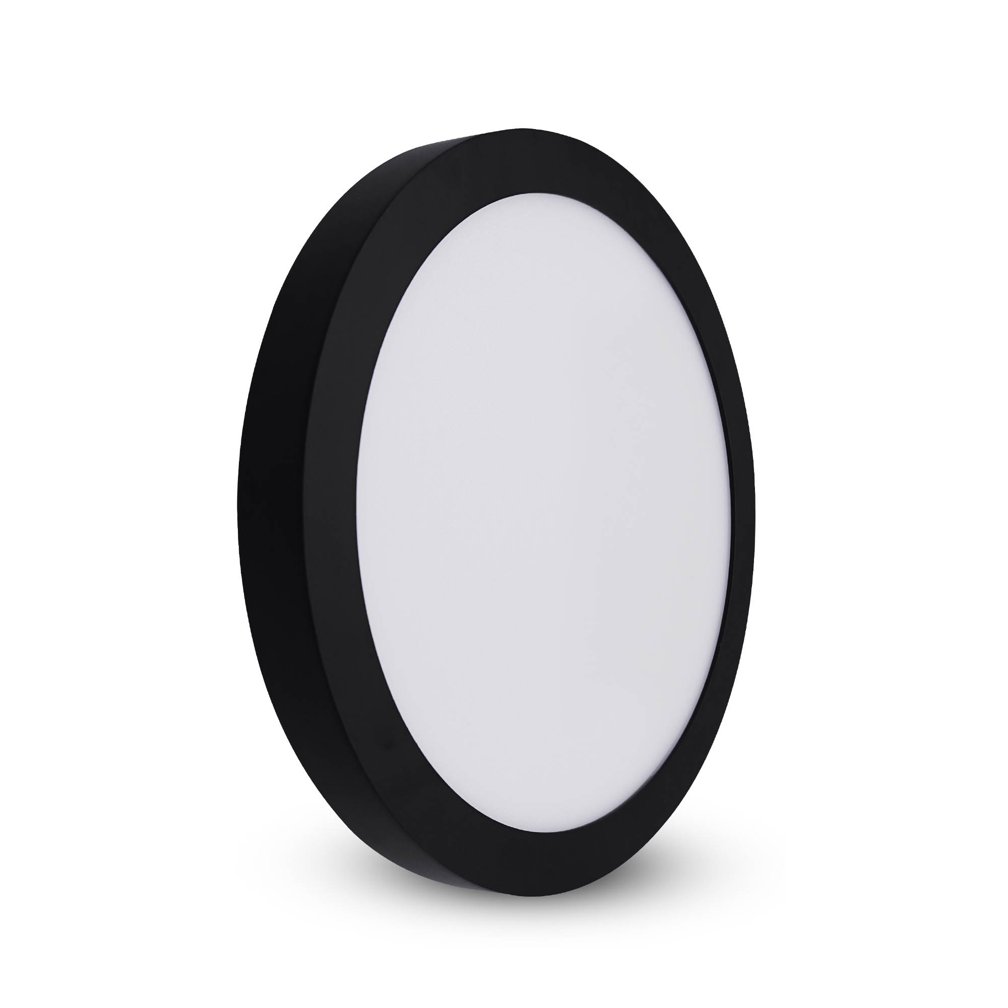 LED Flush Mount 1 -Light 9-in White Integrated LED Flush Mount Light