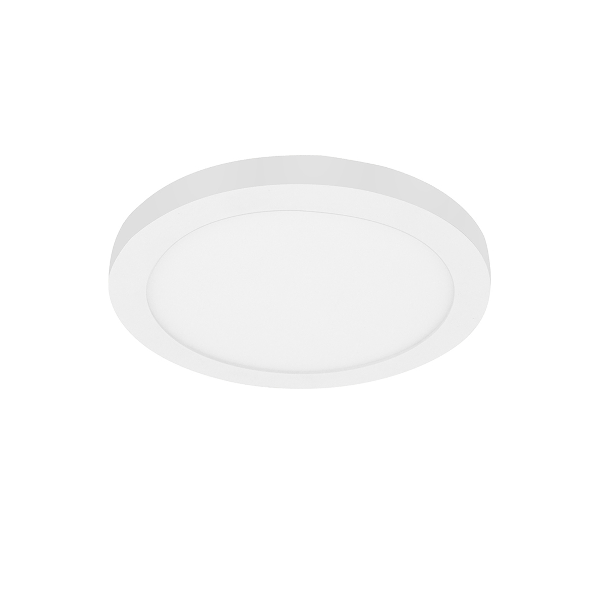 Flush Mount Light 1 -Light 5.25-in White Integrated LED Flush Mount Light