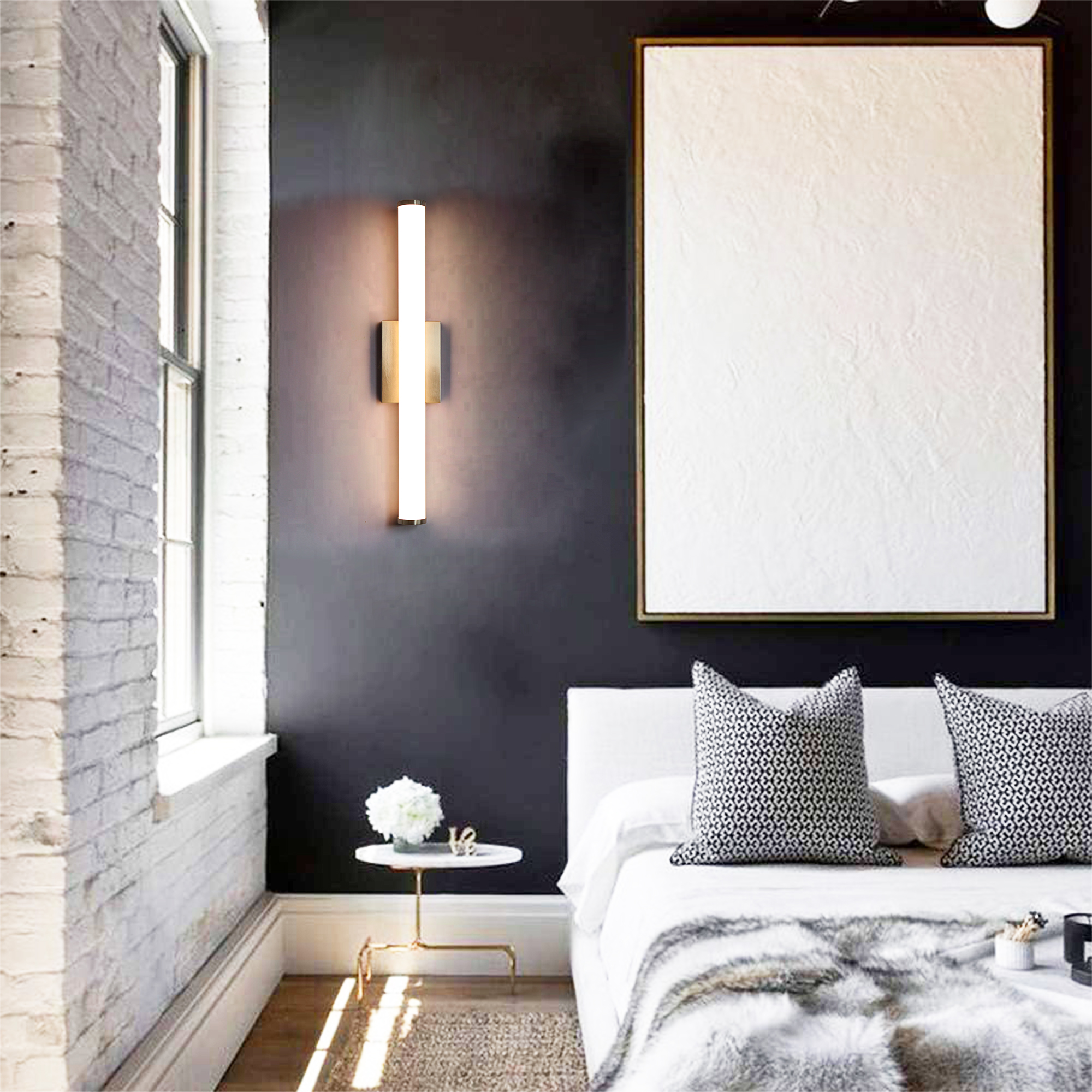 LEDVL03AC25 - Bathroom Lighting Contractor Select 24-in 1 -Light Brushed Nickel Integrated LED Modern/contemporary Vanity light bar