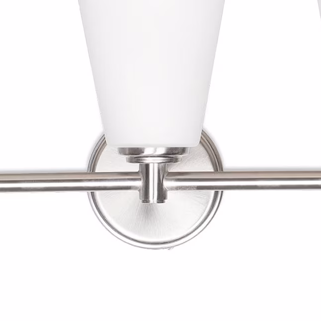Vanity Lights For Bathroom 20.25-in 3 -Light Brushed Nickel Modern/contemporary Vanity light