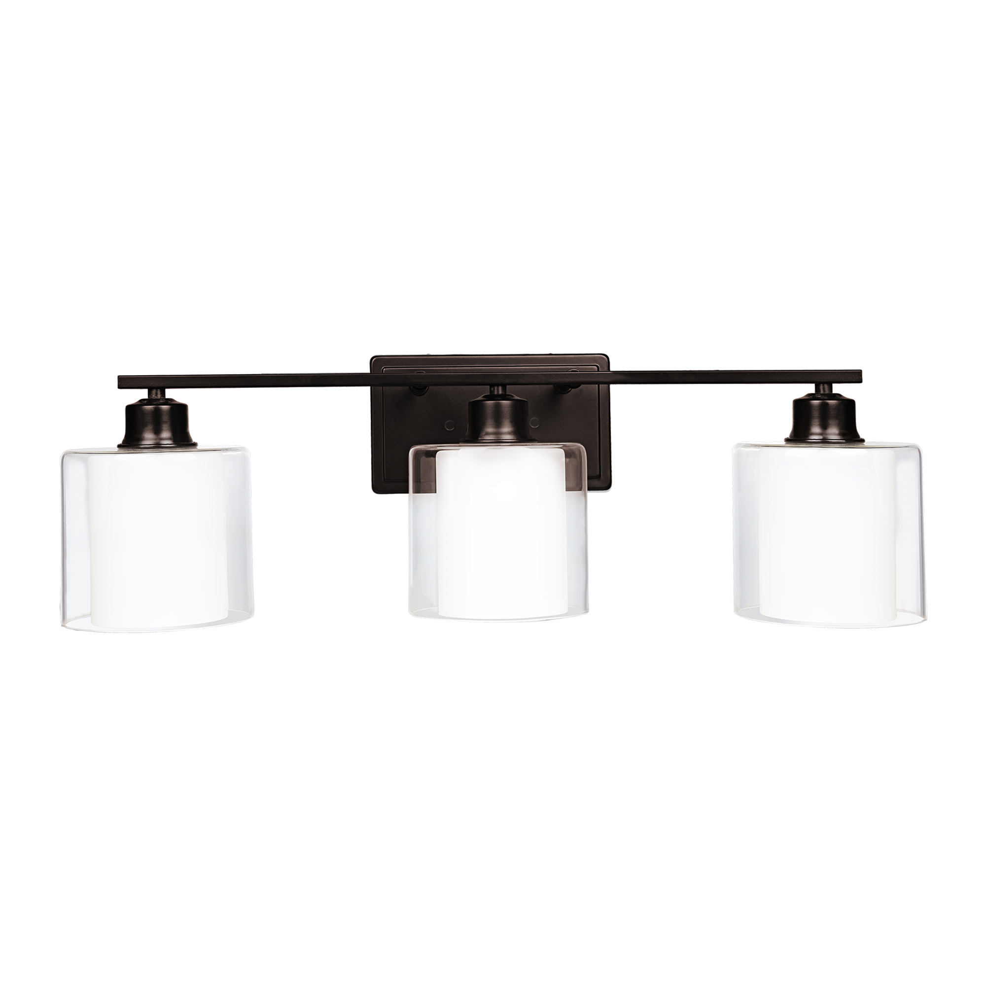 VT352400-ORB - Vanity Light 24.75-in 3 -Light Oil-rubbed Bronze Modern/contemporary Vanity light