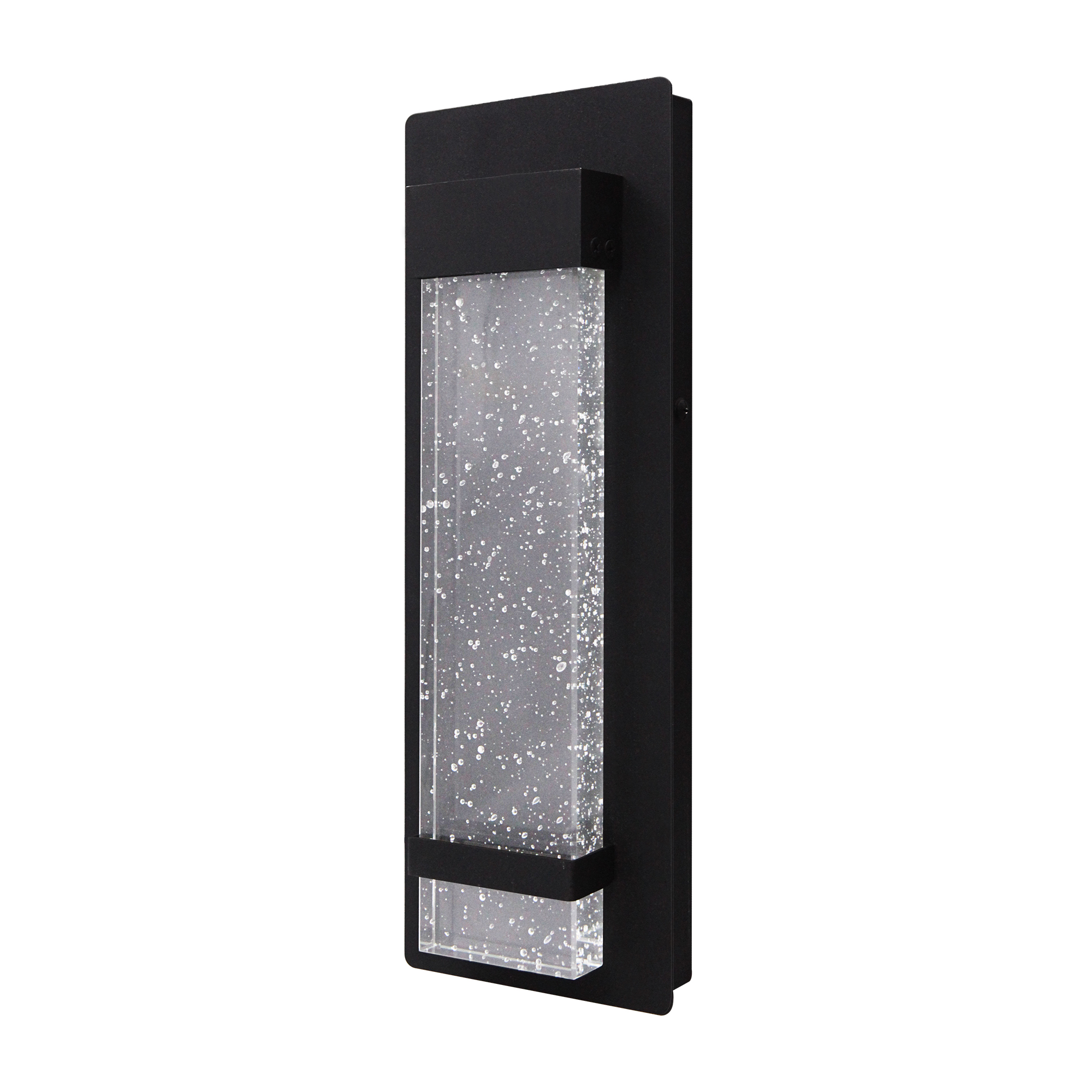 GW340311L-BK - Wall Lantern 4.7-in W 1 -Light Matte Black Integrated LED Wall Sconce